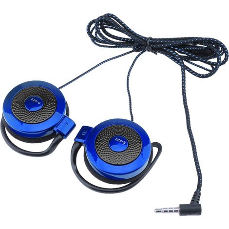 Écouteurs filaires - Casque stéréo avec crochet d'oreille 3,5 mm (1/5)