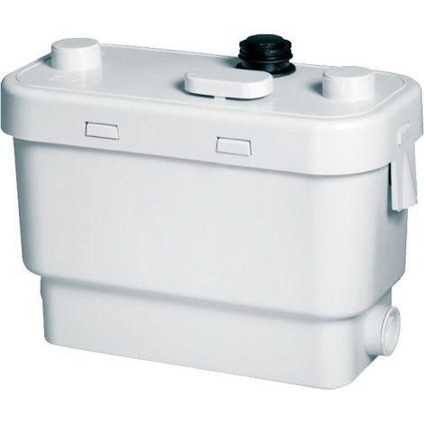 SFA – Pompe d’évacuation des eaux grises – Évacuation verticale 5m – 4 entrées Ø 40mm – Démarrage automatique – Valve anti-retour intégrée
