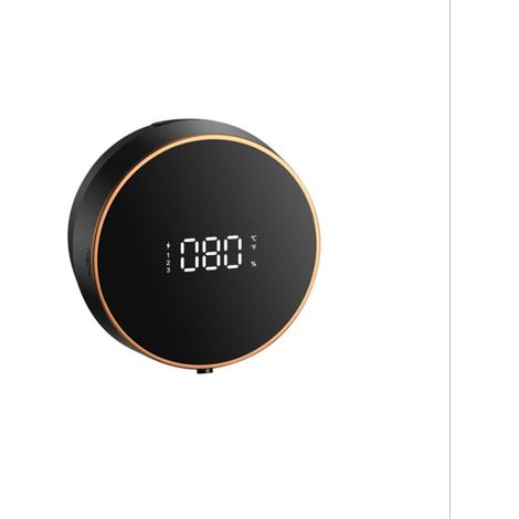 Distributeur de savon en mousse, distributeur de savon automatique mural, rechargeable sans contact, réglage à trois niveaux, détection de température, affichage de la puissance, 300 ml adapté 130x130 (1/4)