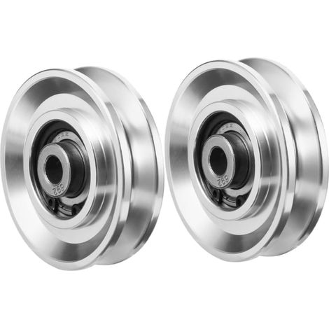 2-Piece Aluminum Weightlifting Pulley Set, Pulley Attachment for Gym, Replacement Cable Machine for Gym (1/5)