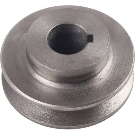 Poulie en fonte à rainure unique - 1 pièce - Style industriel - Transmission courroie type A - Compresseurs et pompes - 20x70 mm (1/5)