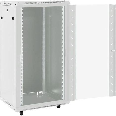 Maison Exclusive - Armadietto di Rete 22U 19" IP20 Grigio 60x60x120 cm