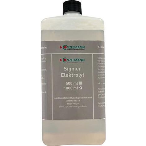 Elektrolyt Signier 1l Flasche CONZELMANN (1/3)