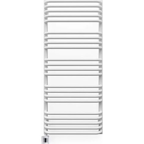 Sèche-serviette électrique blanc programmable - HxL 1140x300 mm - 400 Watt - ALE1140/300E1BP (1/5)