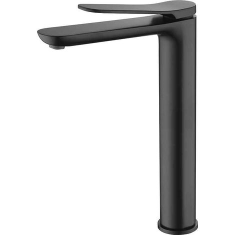 Grifo Lavabo Alto Negro Mate Serie Dinamarca IMEX (1/6)