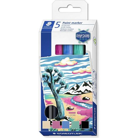 Staedtler 349 C5 Marqueur permanent résiste à l'eau: oui S661272 (1/3)