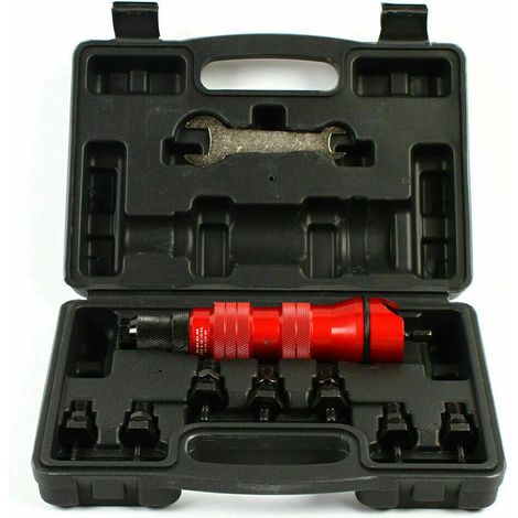 Nietmuttern Aufsatz Nietadapter Akkuschrauber für Bohrmaschine Attachment Tool Nietmutternaufsatz Rot (1/5)