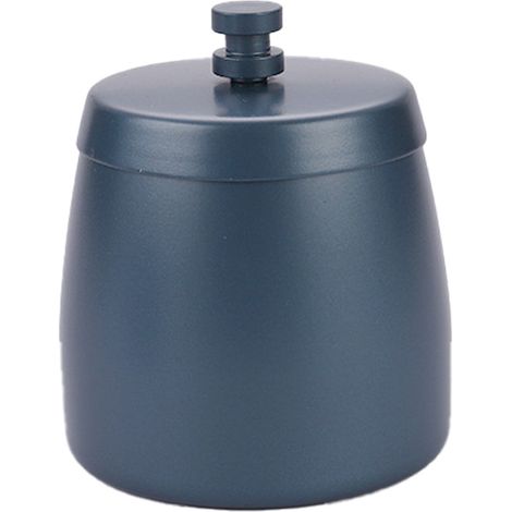 Petit cendrier d'extérieur avec couvercle pour cigarettes, cendrier en acier inoxydable, cendrier pour terrasse, bureau, table, cendrier de voiture (1/5)