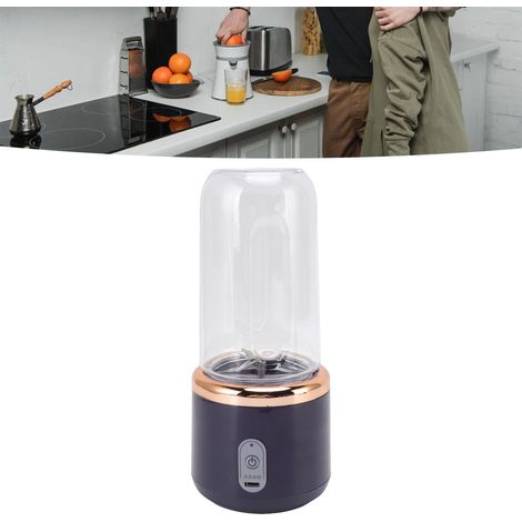 Mini extracteur de jus portable de 300 ml avec six lames et chargement USB (1/5)