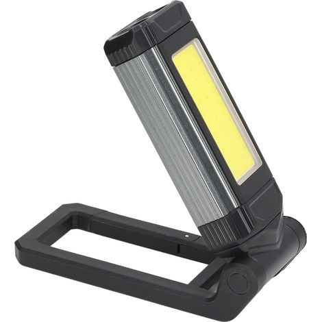 Lampe de travail COB magnétique rechargeable USB LED, lampe torche torche à intensité variable, idéale pour le camping. (1/5)