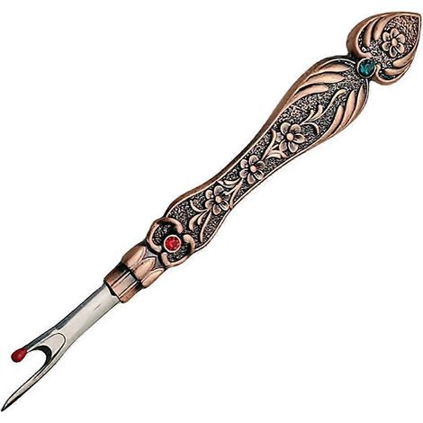 Découpe-fils vintage, découseur, poignée de couture, tire-fils, or rose (1/5)