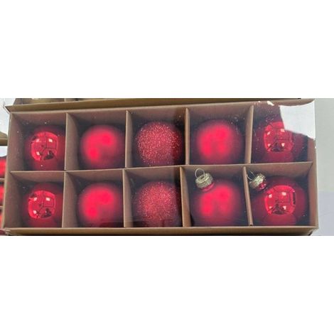 KIT CRISTAL BDN X10 ROJO 60MM - Feeric lights & christmas (1/5)
