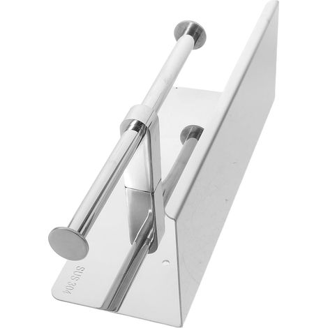 Porte-papier toilette double OUNONA avec support pour téléphone (1/5)