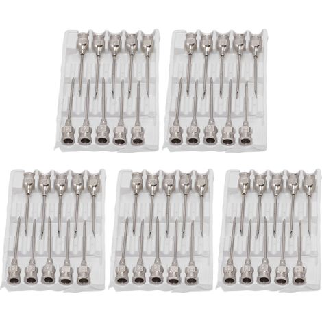 Injektionsnadeln aus Edelstahl für Geflügel, Rinder und Schweine, Zubehör für Kühe 12 x 25 mm / 0,5 x 1,0 Zoll