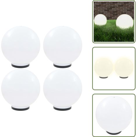 Lampes à LED sous forme de boule 4 pcs Sphérique 40 cm PMMA - Lumieres Exterieures - Lampes De Jardin - Luminaires Decoratifs - Boules Lumineuses - Led (1/5)
