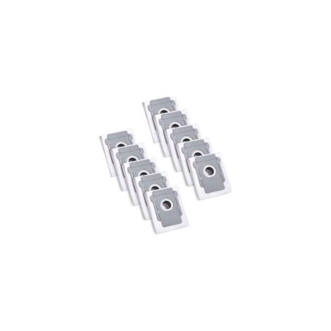 Pack de 10 sacs d'aspirateur compatibles iRobot Roomba – Filtration 99,99% – Installation hygiénique – Capacité jusqu'à 30 bacs-Crezuo