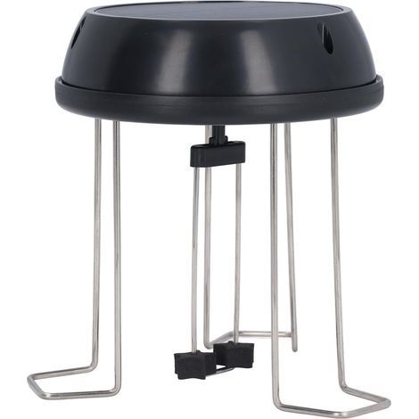 Solarbetriebene Vogeltränke mit Schaukelfunktion, 5V 0,5W solarbetriebener Wasserrührer mit Ständer für Gartenteich, Landschaftsgestaltung, Schwimmbad, Sauerstoffversorgung (1/5)