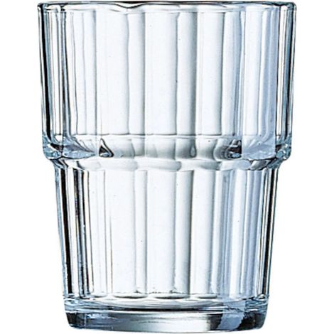 Arcoroc NORVEGE niedriges Glas gehärtetes Glas 200 ml - 6er Set