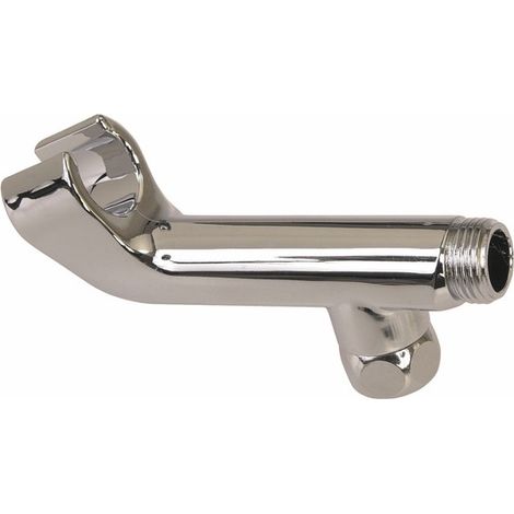 Support douchette téléphone ABS MF1/2' chromé – Curseur barre de douche – Longueur ajustable – Installation facile sur robinetterie