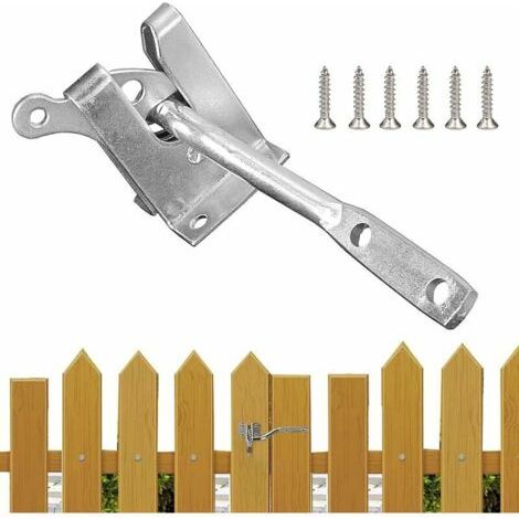 Boulon Loquet,Loquet de Porte,Porte Verrou,Serrure Automatique Porte,Gravité Verrou de Portail,à levier automatique Verrouillage,Auto Loquet de portail avec,Targette Loquet,Verrouillage automatique Gu (1/5)
