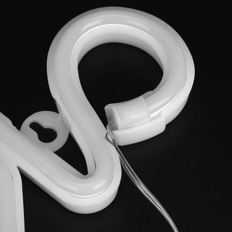 Lettres LED en enseigne lumineuse néon décorative, idéale pour une chambre d'enfant, un mariage ou une fête. Décoration murale artistique pour chambre d'enfant, bébé ou autre événement. (1/5)