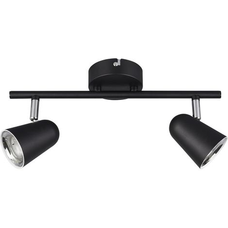 Spot Toulouse Noir 2 Spot Led L34 cm Trio Lighting (1/3)