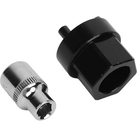 Extracteur de moyeu d'embrayage de compresseur de climatisation avec douille de 7 mm et entraînement de 3/8 pouce pour compresseurs sans embrayage Denso 5SE09C et 5SE12C (1/4)