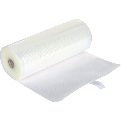 Sacs de mise sous vide pour aliments, 1 rouleau, 25 x 500 cm, adaptés à toutes les machines de mise sous vide.