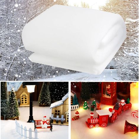Fausse Neige,80 240cm Neige Artificielle Décorative, Duveteux Doux et Blanc comme Neige Artificielle Convient destiné (1/5)