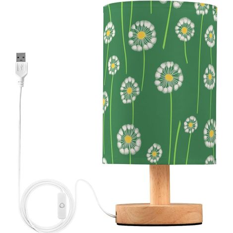 Lampe de bureau vert pissenlit pour cuisine table étude unique (1/5)