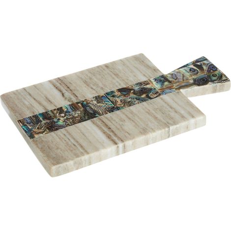 Premier Housewares Small Beige Marble Paddle Board (1/5)