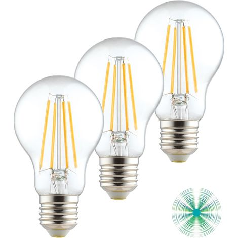 TRIPACK LAMPADINA FILAMENTO E27 9W 4000K 1300LM