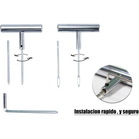 Ensemble de 33 pièces, kit de réparation de pneus, kit anti-crevaison pour voiture, outils de réparation de crevaison, adapté aux pneus de voiture et de moto (1/4)