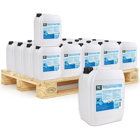 40x 10 L Demineralisiertes Wasser