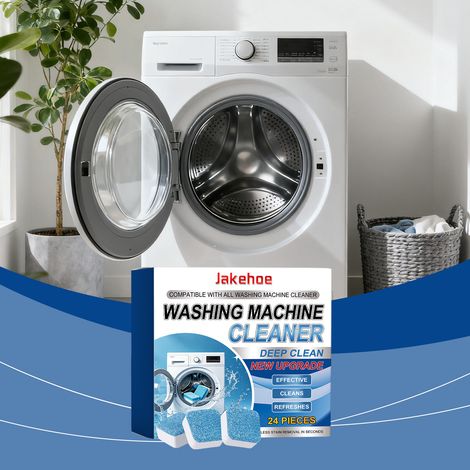 Washing machine tub cleaner sheets - Cleans washing machines, removes dirt and grime, leaves a pleasant fragrance - 24 pieces -- BIEMMEDUE (1/5)