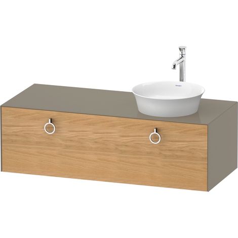 Duravit White Tulip, meuble sous-lavabo suspendu, largeur 1300 x (1/2)
