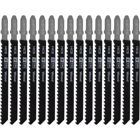 Jigsaw Blade for General Wood 100mm 8tpi Pack of 15 (1/3)