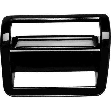 Cadre de bouton de réglage des phares pour voiture à conduite à droite, noir brillant (1/5)