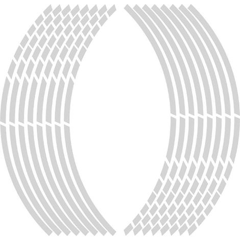 Set mit 18 reflektierenden Aufklebern für Autofelgen, individuell gestaltbare DIY-Aufkleber, universell für 18-Zoll-Reifen, für mehr Sicherheit bei Nacht und einen einzigartigen Stil. (1/5)