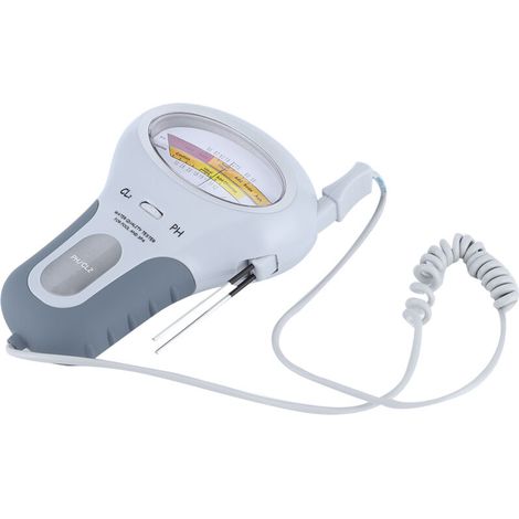 Testeur Portable 2-en-1 pour Qualité de l’Eau : pH et Chlore pour Piscines, Spas et Jacuzzis