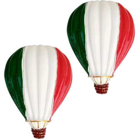 Autocollants Magnétiques Créatifs de Montgolfière pour Réfrigérateur 2pcs en Résine Forte Adsorption et Surface Magnétique Solide pour Décoration Intérieure (1/5)