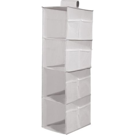 Ein praktischer, faltbarer Hängeorganizer für den Kleiderschrank, der den Stauraum optimal nutzt. Dank seines faltbaren Designs ist er ideal für Reisen geeignet und dabei dennoch schlank und atmungsak (1/5)