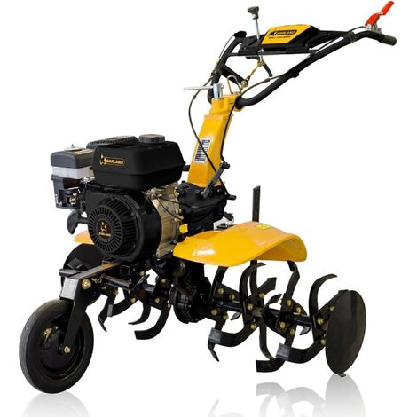 Garland – Motobineuse thermique 223cc 7,38ch – Largeur de travail 1000mm – Guidon réglable – Roues pneumatiques incluses (1/5)