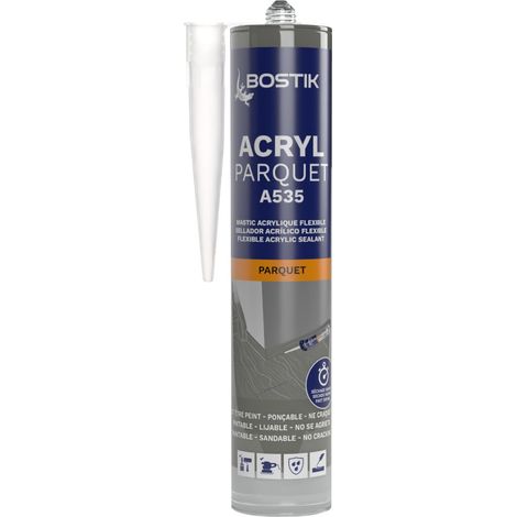 Mastic Spécial Joint et Finition Parquet - Gris - 300 ml (1/5)