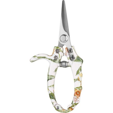 Outils de jardinage sécateur acier inoxydable 18,3 x 6cm ressort haute résistance poignée antidérapante fermeture à verrouillage (1/4)