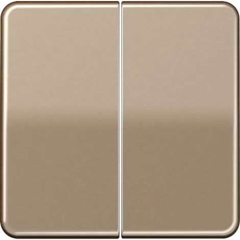 Jung Wippe 2fach, Aluminium eloxiert, Serie CD, gold-bronze CD 595 GB (1/2)