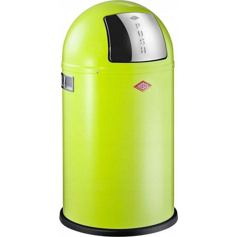 Wesco Mülleimer Pushboy Junior limegreen (1/3)