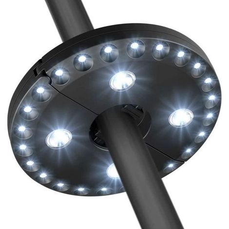 Lampe de Jardin pour Parasol - KAKOO - 28 LED 200 Lumens - Économie d'énergie - Installation Simple (1/4)