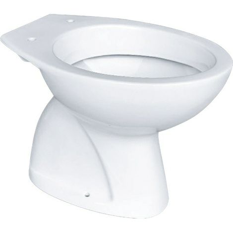 Vaso wc a terra con scarico a pavimento in ceramica bianca serie esse scarico a terra PRISMA