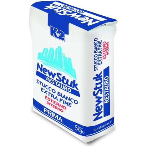 5 kg de mastic Newstuk K2 en poudre blanche extra fine pour restauration